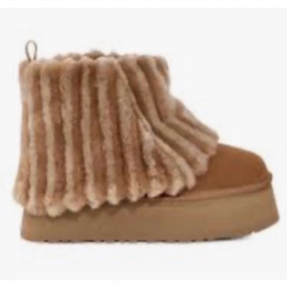 ISO: UGG Mini Sherpa Corduroy Boots chestnut